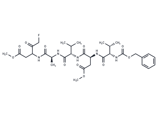 Z-VDVA-(DL-Asp)-FMK Chemical Structure