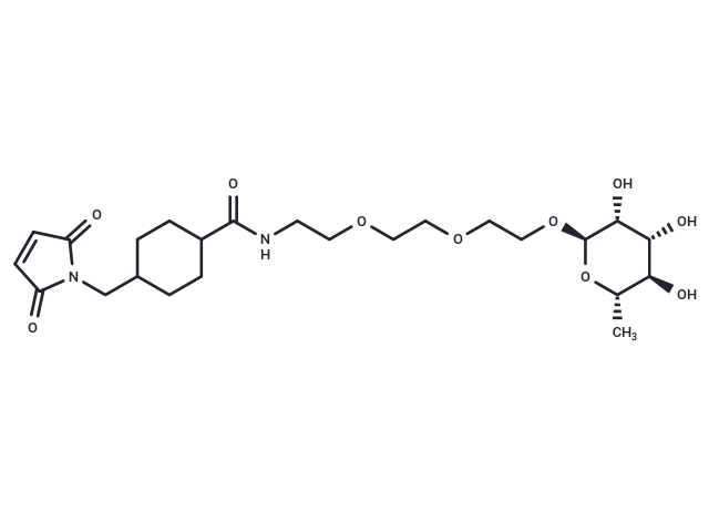 Rha-PEG3-SMCC Chemical Structure