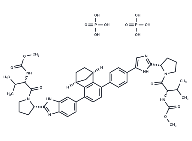 Yimitasvir diphosphate Chemical Structure
