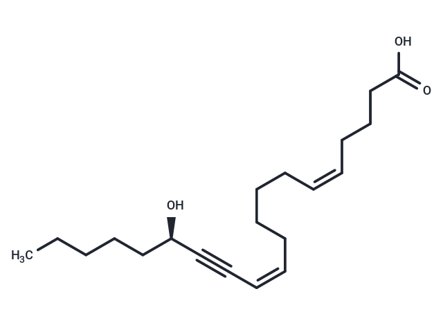 (5Z,11Z,15R)-15-Hydroxyeicosa-5,11-dien-13-ynoic Acid Chemical Structure