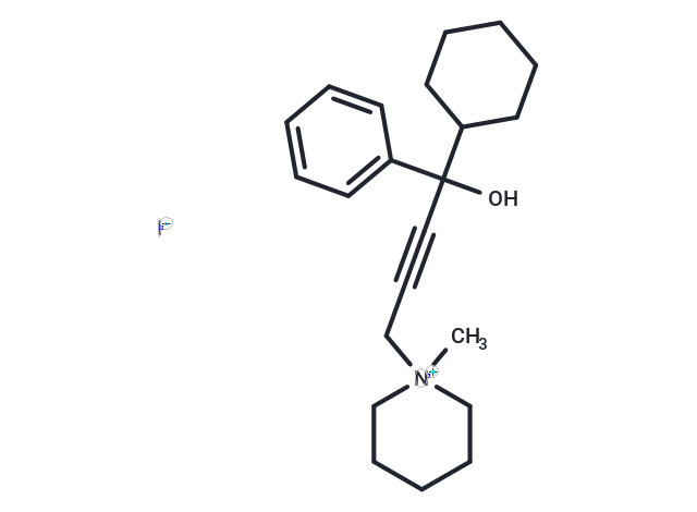 Hexbutinol methiodide Chemical Structure