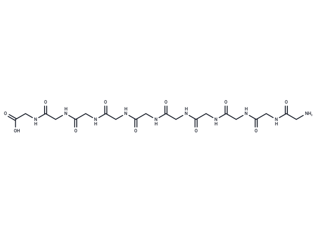 Decaglycine Chemical Structure