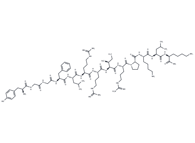 Dynorphin A (1-13) amide Chemical Structure