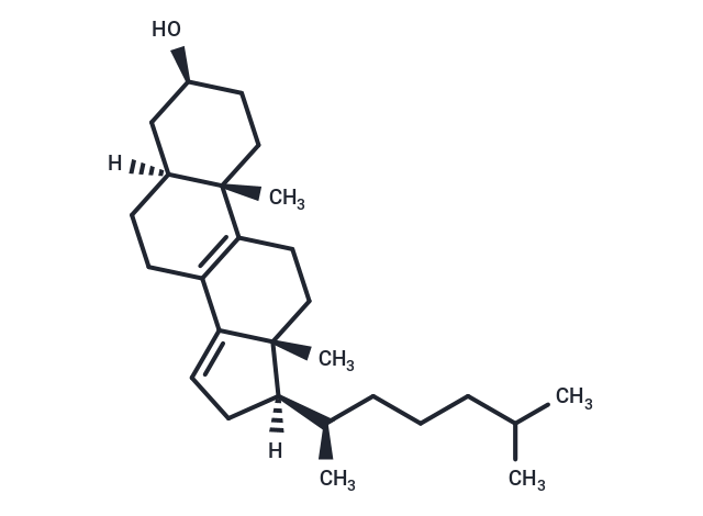 14-dehydro Zymostenol Chemical Structure