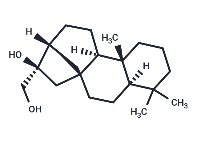 kauran-16,17-diol Chemical Structure