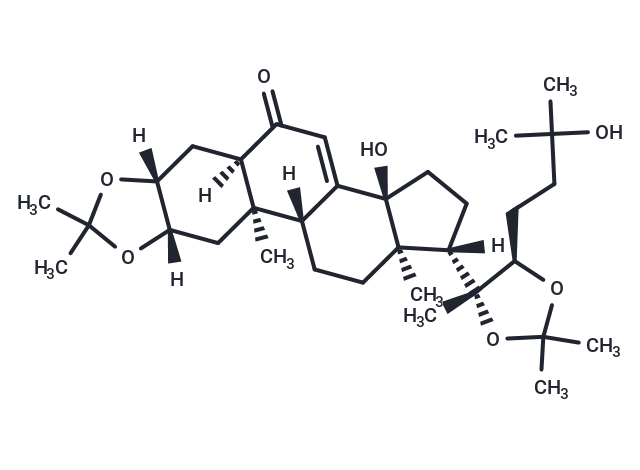 Ecdysterone 2,3:20,22-diacetonide Chemical Structure