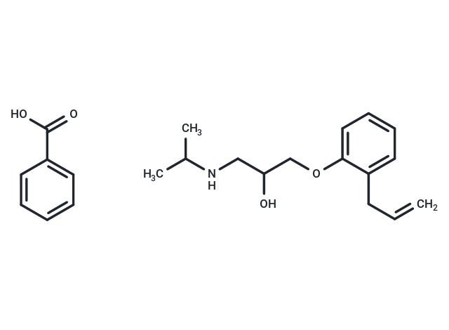 Alprenolol benzoate Chemical Structure