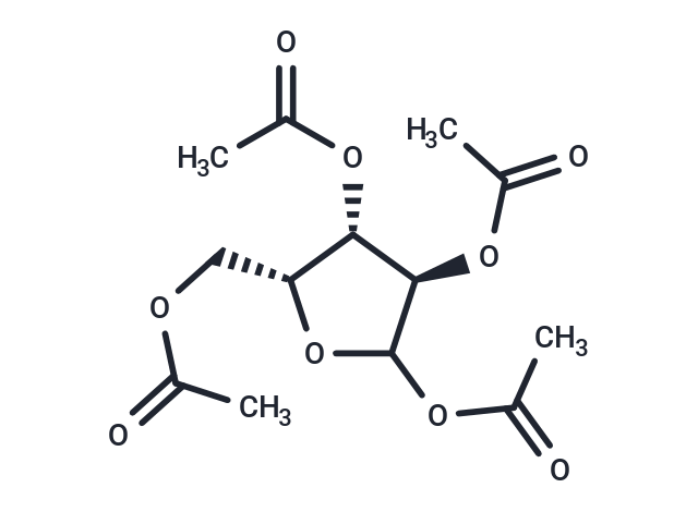 D-Xylofuranose, 1,2,3,5-tetraacetate Chemical Structure