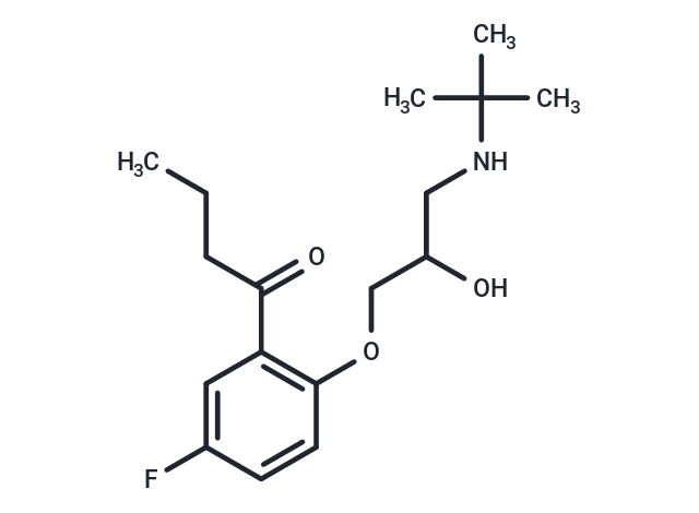 Butofilolol Chemical Structure