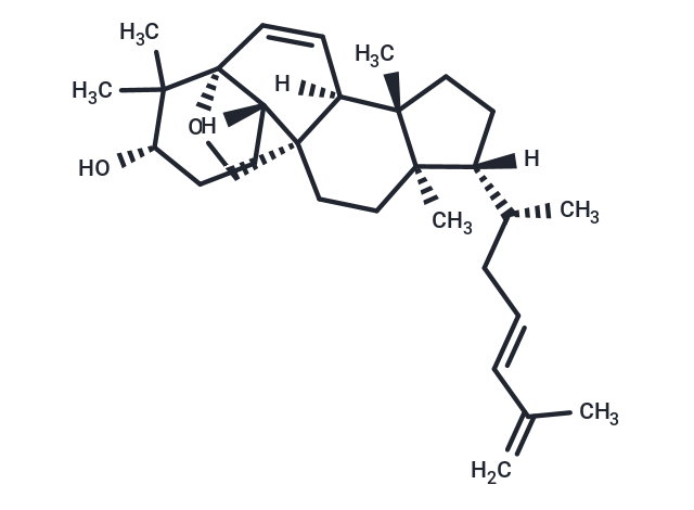 (23E)-5b,19-epoxycucurbita-6,23,25(26)-triene-3b-ol Chemical Structure