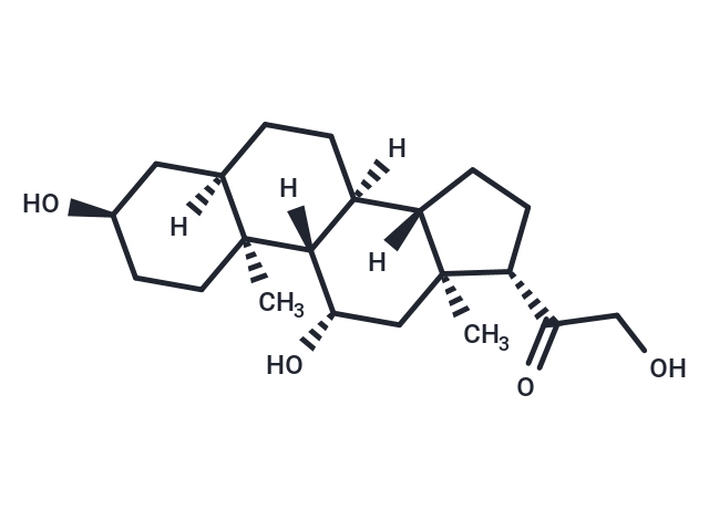 Tetrahydrocorticosterone Chemical Structure
