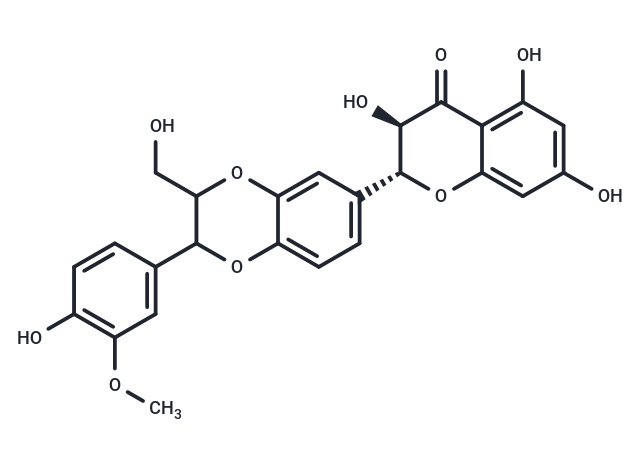 Isosilybin Chemical Structure