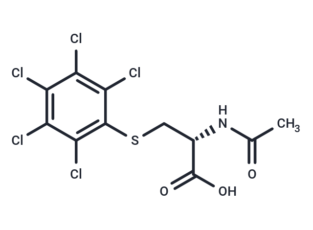 Pentachlorophenylmercapturic acid Chemical Structure