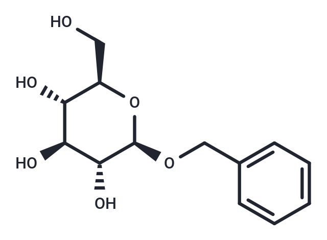 Benzyl β-D-glucopyranoside Chemical Structure