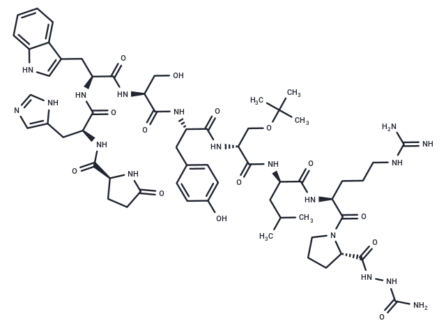 (D-Ser(tBu)6,D-Leu7,Azagly10)-LHRH Chemical Structure