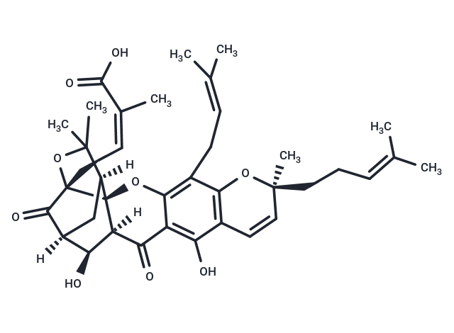 10α-Hydroxyepigambogic acid Chemical Structure