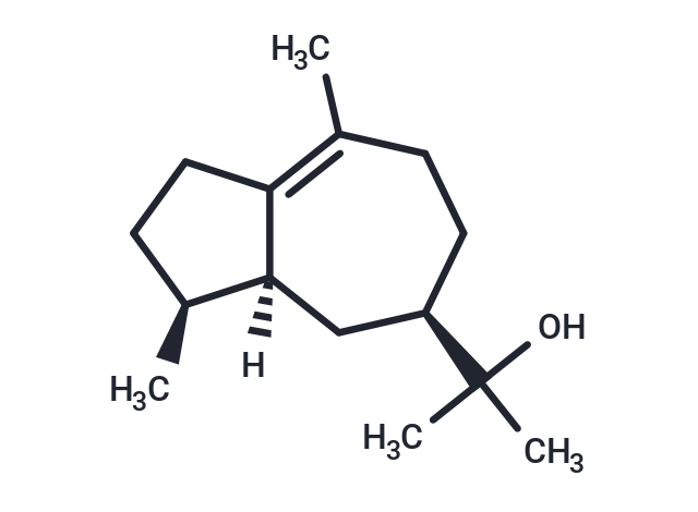 5-Azulenemethanol,1,2,3,3a,4,5,6,7-octahydro-.alpha.,.alpha.,3,8-tetramethyl-,[3S- Chemical Structure