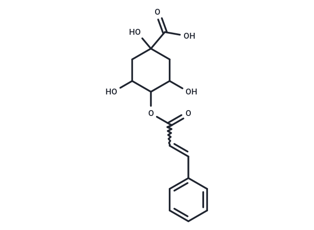 4-O-Cinnamoylquinic acid Chemical Structure