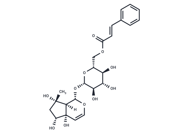 6'-​O-​Cinnamoyl harpagide Chemical Structure
