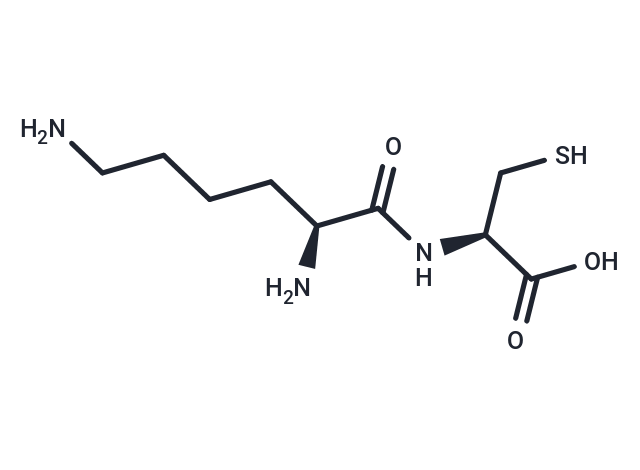 Lysylcysteine Chemical Structure