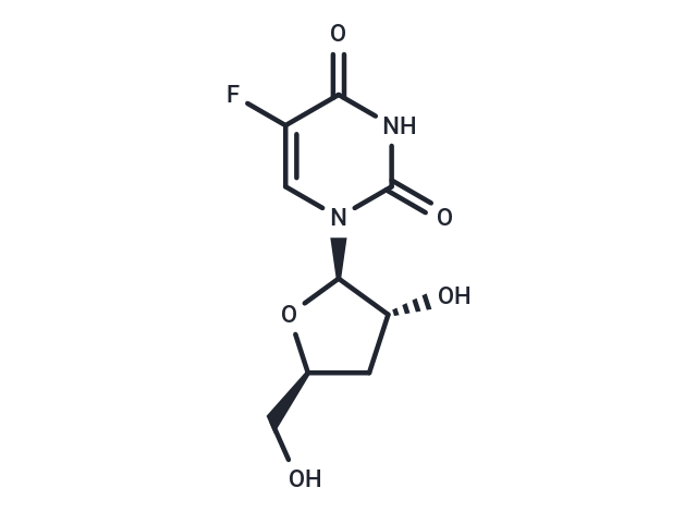 3’-Deoxy-5-fluorouridine Chemical Structure