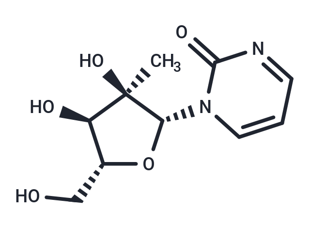 2’-C-b-Methyl-4-deoyuridine Chemical Structure