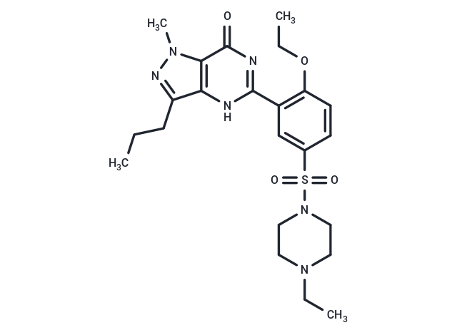 Homo Sildenafil Chemical Structure