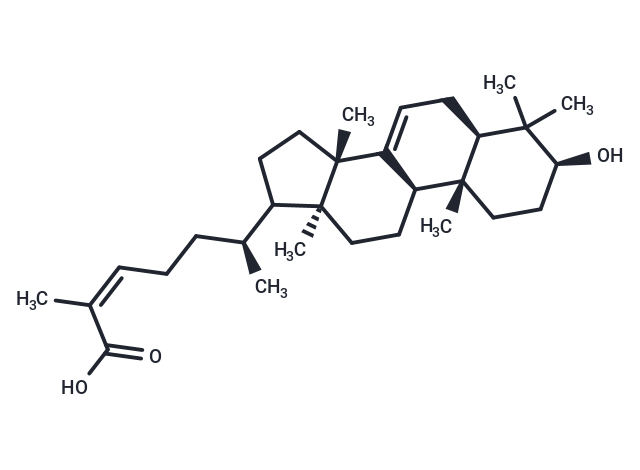 Masticadienolic acid Chemical Structure