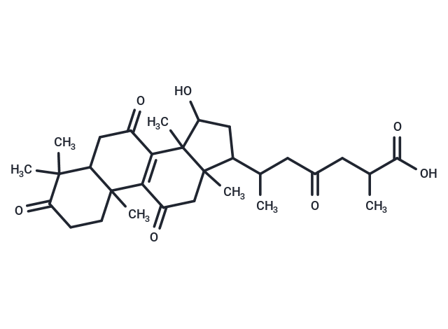 Ganoderic acid J Chemical Structure
