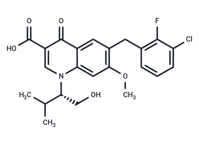 Elvitegravir Chemical Structure