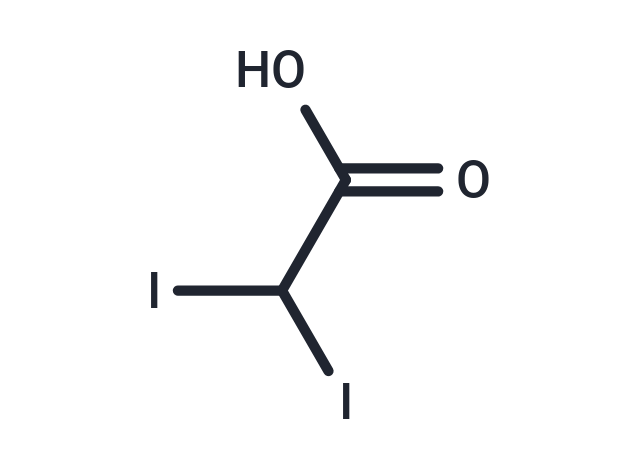 Diiodoacetic acid Chemical Structure