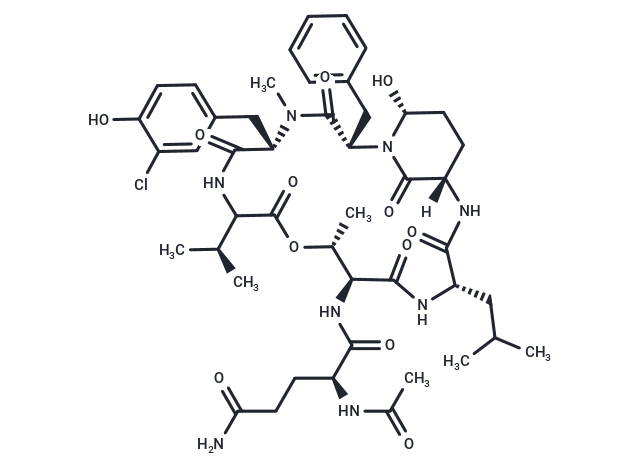 Cyanopeptolin 954 Chemical Structure