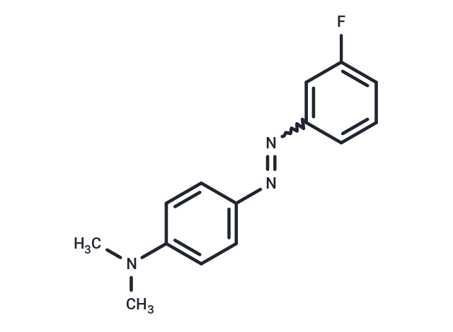 4-(Dimethylamino)-3'-fluoroazobenzene Chemical Structure