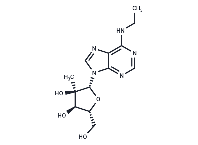 N6-Ethyl-2’-C-methyladenosine Chemical Structure