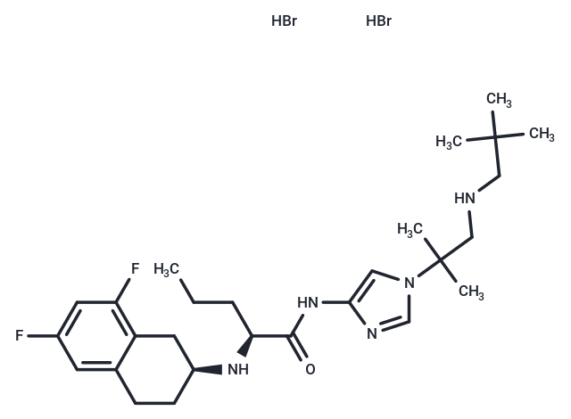 Nirogacestat dihydrobromide Chemical Structure