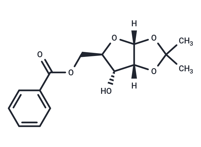 1,2-Di-O-isopropylidene-5-O-benzoyl-alpha-D-ribofuranoside Chemical Structure
