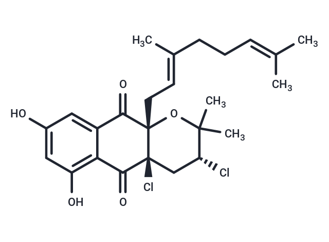 Napyradiomycin A1 Chemical Structure