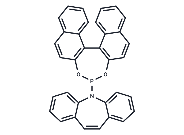 (S)-(3,5-Dioxa-4-phosphacyclohepta[2,1-a;3,4-a']dinaphthalen-4-yl)-5H-dibenz[b,f]azepine Chemical Structure