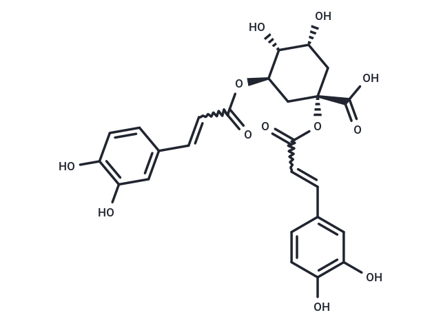 TargetMol Chemical Structure 1,3-Dicaffeoylquinic acid