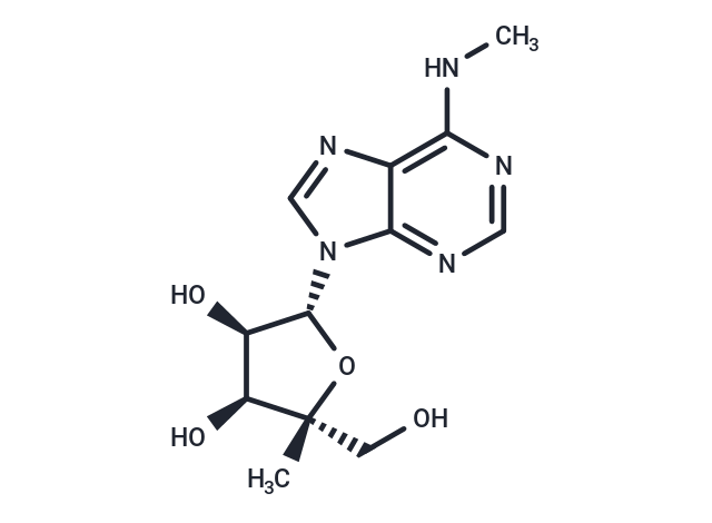 4’-C-Methyl-N6-methyladenosine Chemical Structure