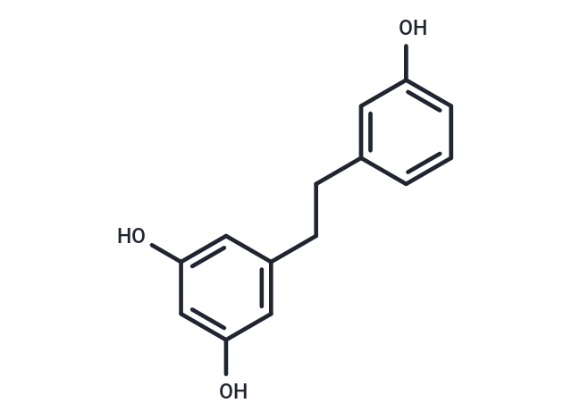 3,5,3'-Trihydroxybibenzyl Chemical Structure