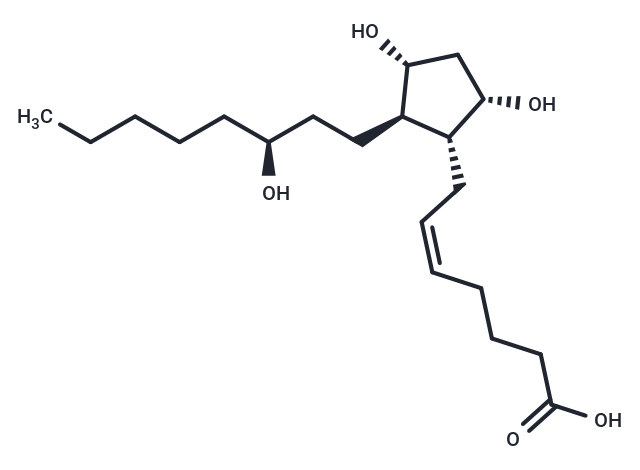 13,14-dihydro Prostaglandin F2α Chemical Structure