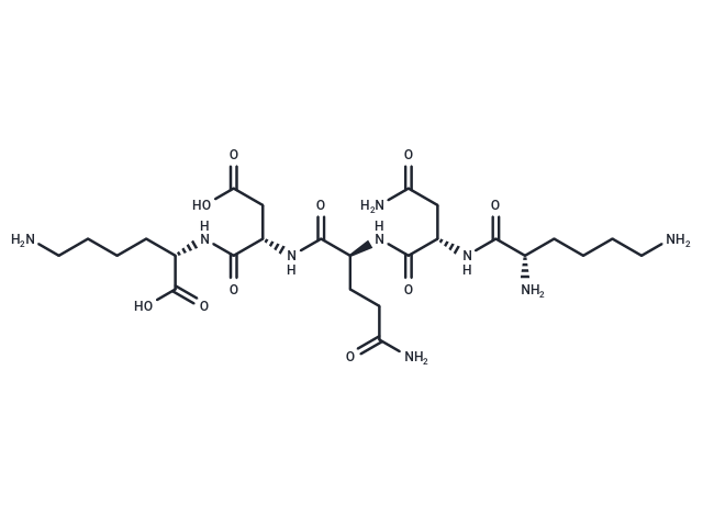 Knqdk peptide Chemical Structure