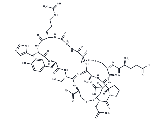 α-Conotoxin GI Chemical Structure