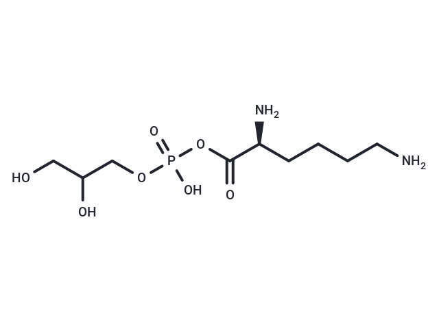 Lysylphosphatidylglycerol Chemical Structure