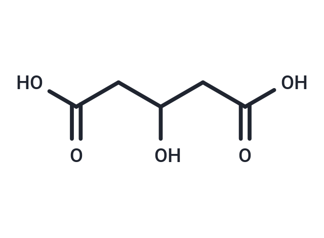 3-Hydroxyglutaric acid Chemical Structure