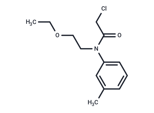 m-Acetotoluidide, 2-chloro-N-(2-ethoxyethyl)- Chemical Structure