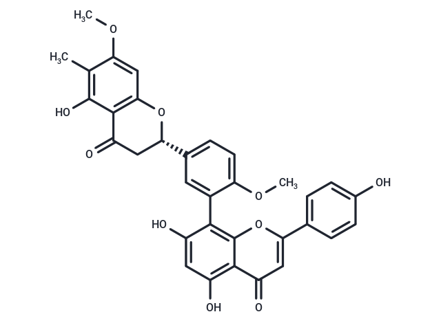 2,3-Dihydro-6-methylginkgetin Chemical Structure