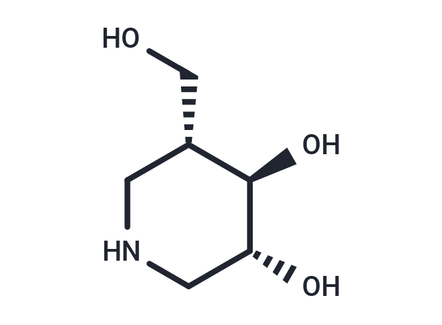 Afegostat Chemical Structure