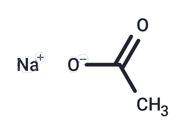 Sodium acetate Chemical Structure